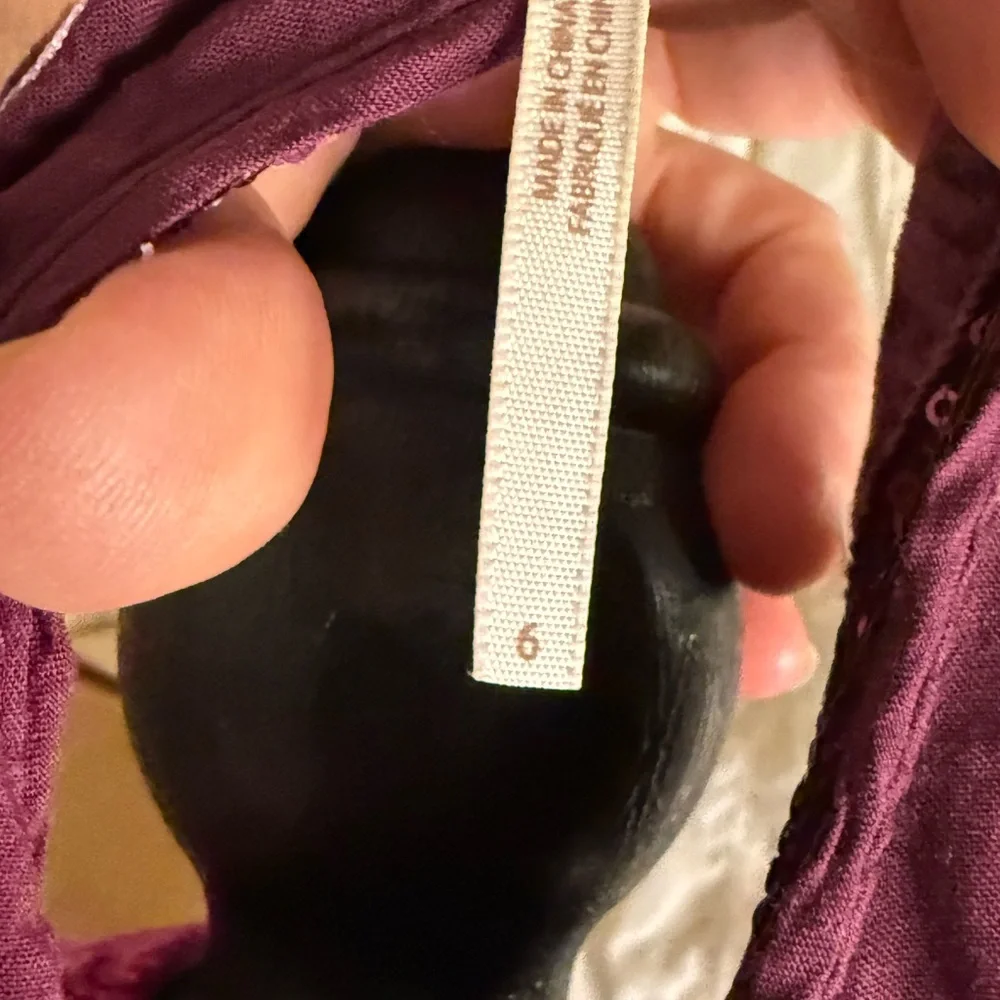 Free People Film Noir Deep Purple Sequin Backless Dress - Picture 8 of 11